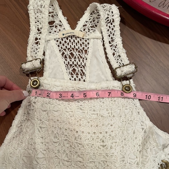 Paper Crane Overall Shorts - Picture 7 of 8